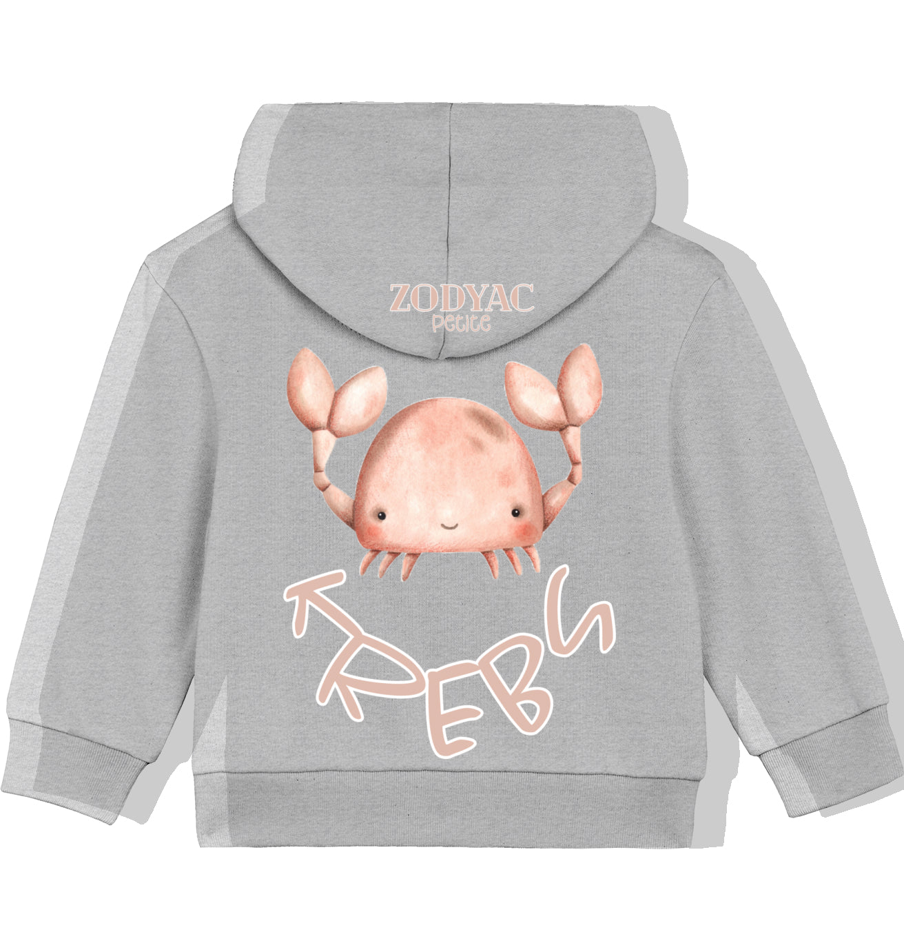 Kleiner Krebs Zip-Hoodie
