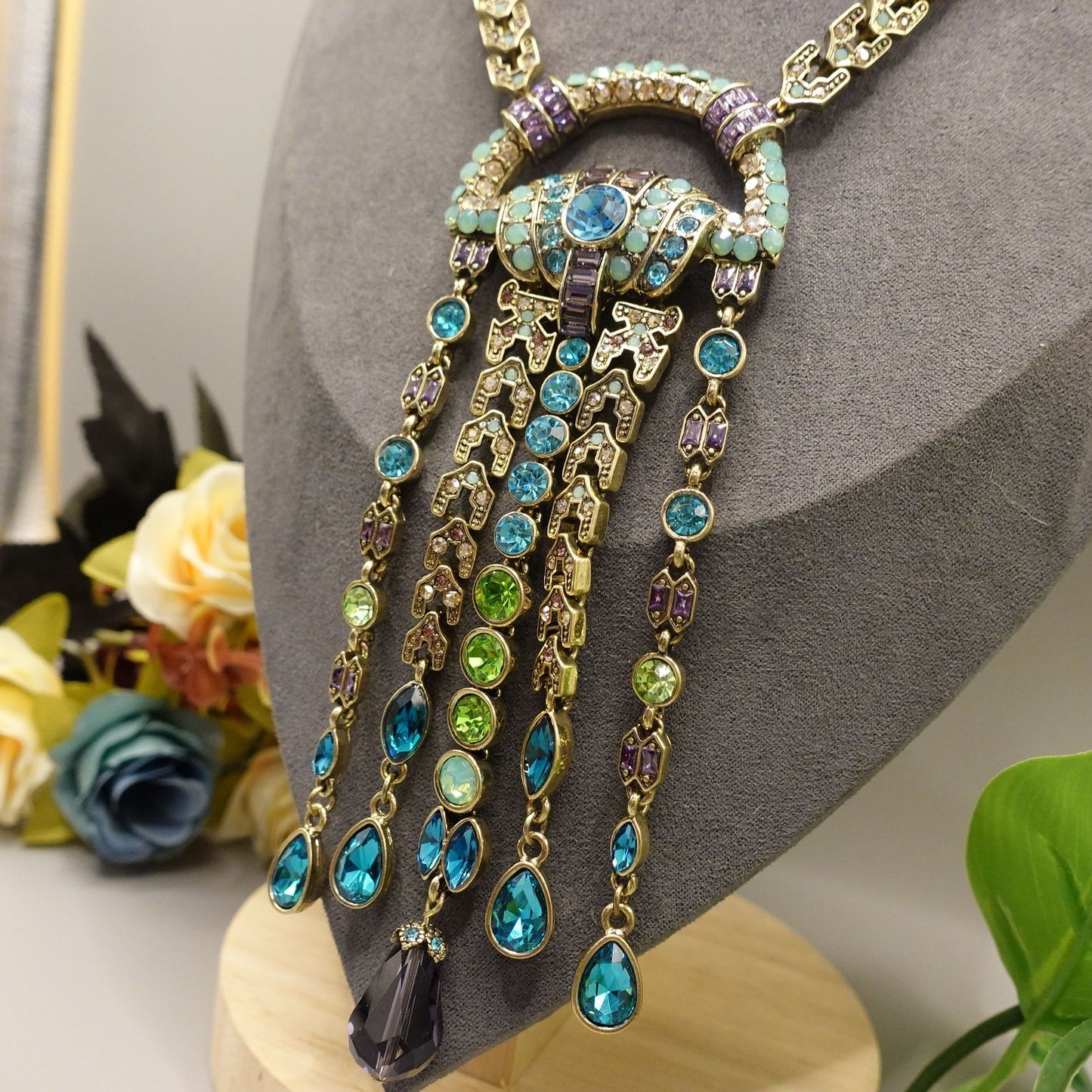 Boho Diamond Tassel Necklace