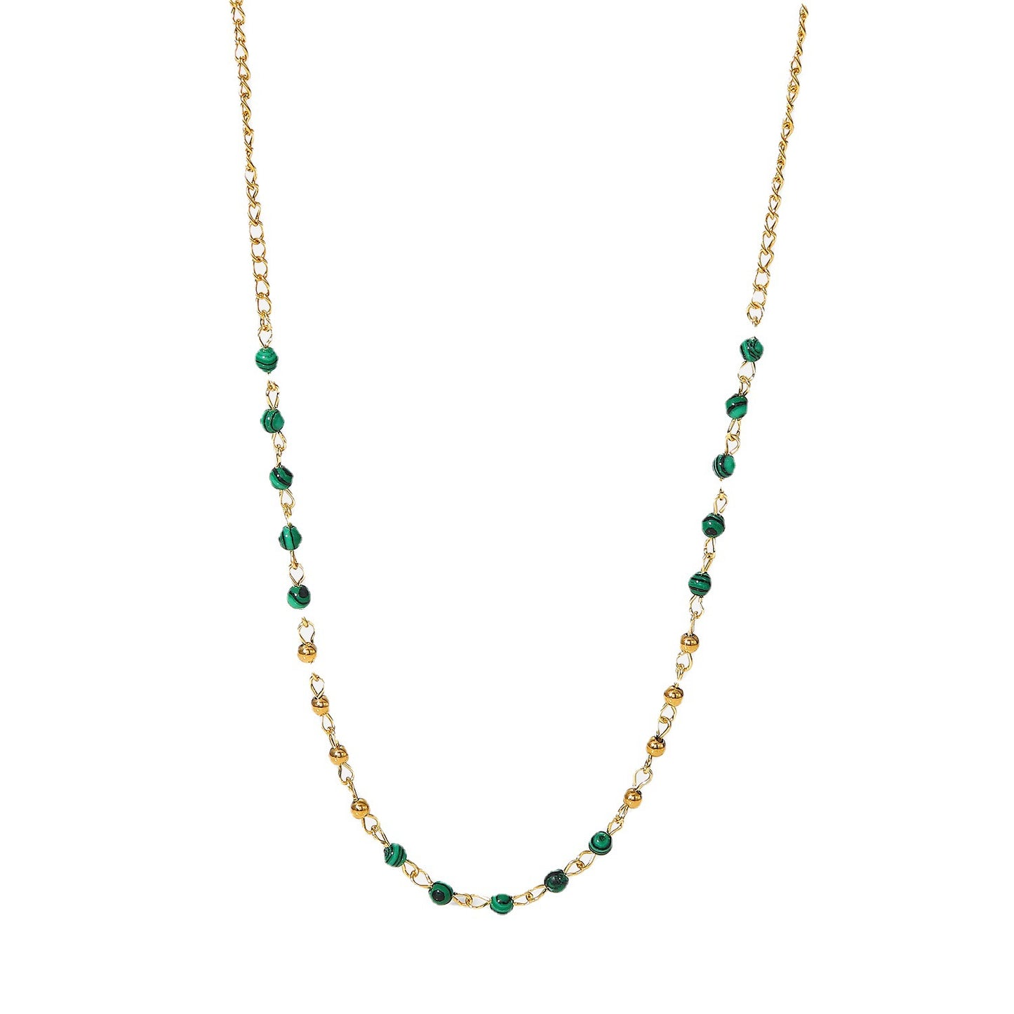 Collier en cristal coloré