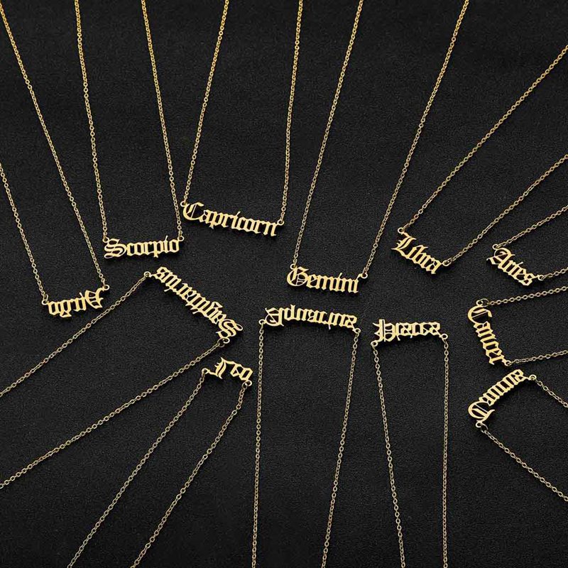 Constellation Letter Necklace
