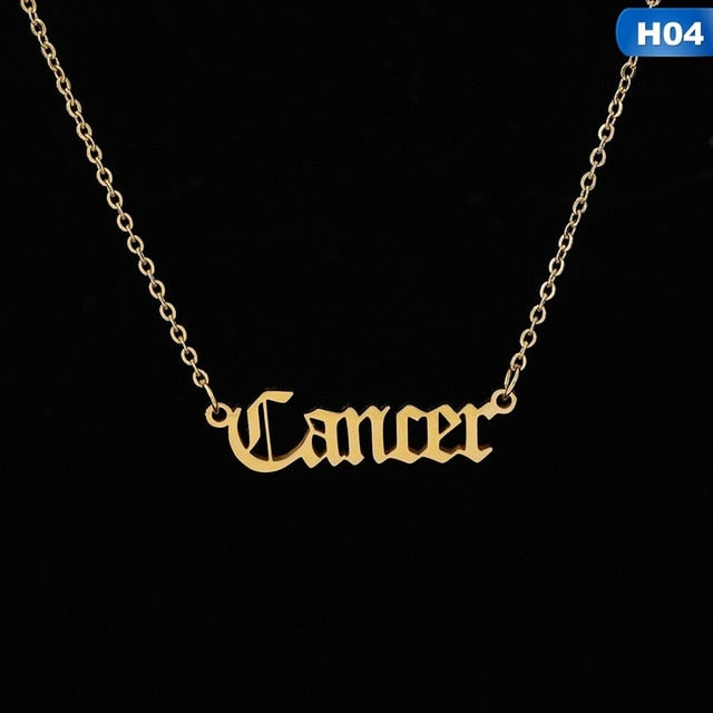 Constellation Letter Necklace