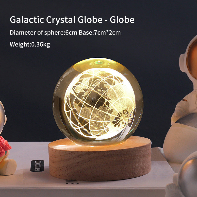 Crystal Galaxy Sphere