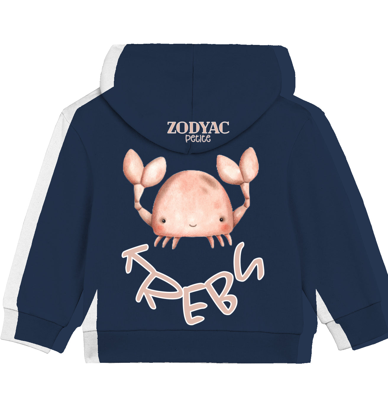 Kleiner Krebs Zip-Hoodie