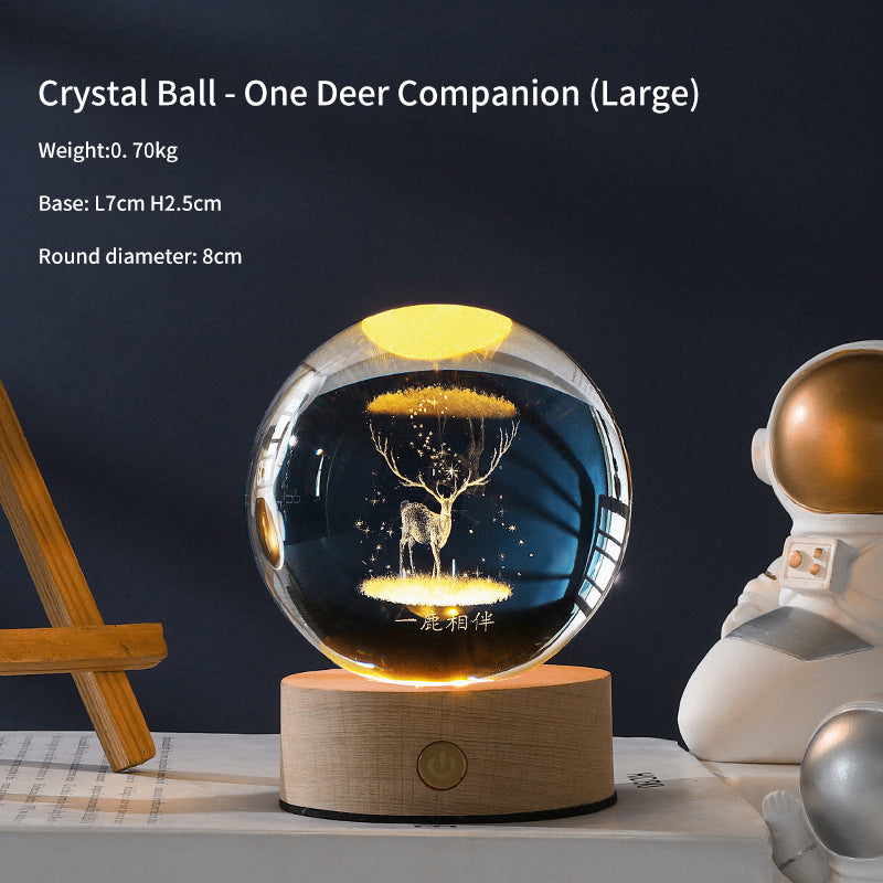 Crystal Galaxy Sphere