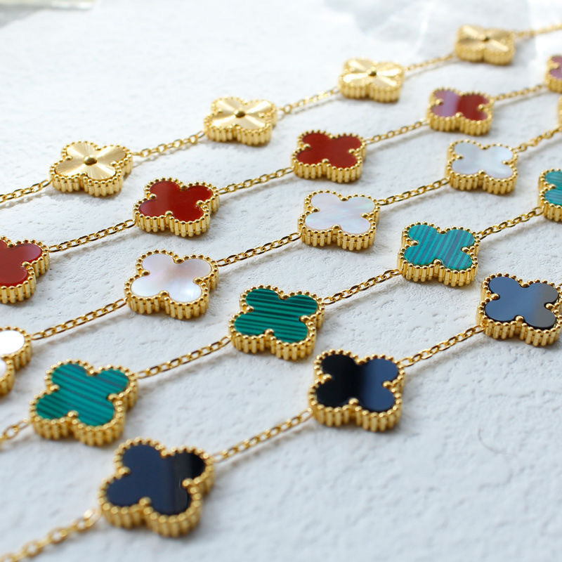 Four Leaf Clover Bracelet – 18K Gold