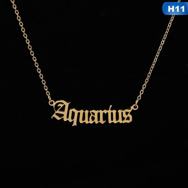 Constellation Letter Necklace