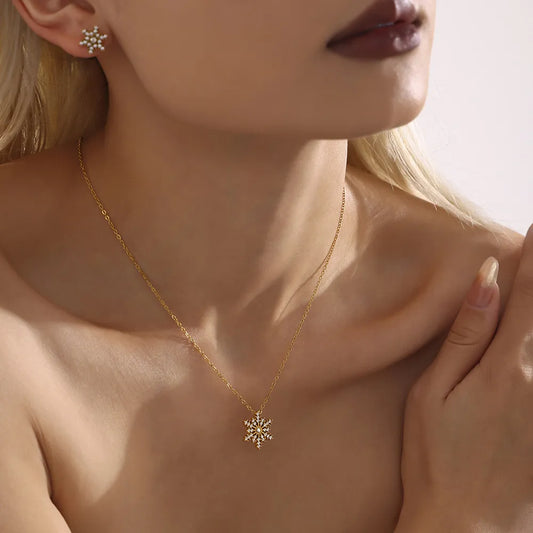 Collier flocon de neige
