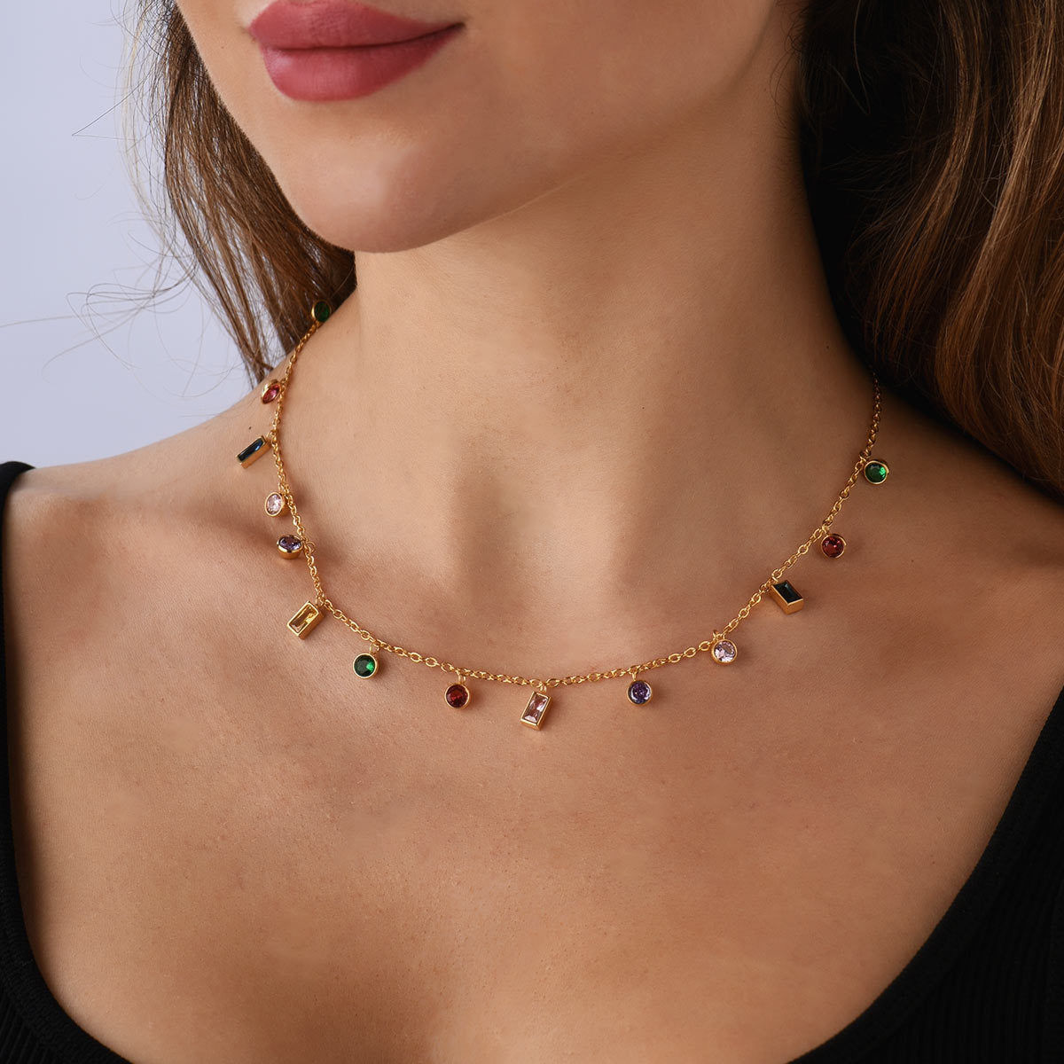 Colorful Crystal Necklace