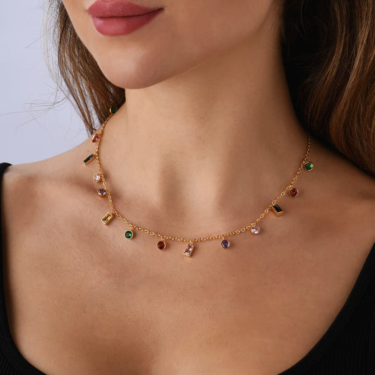 Colorful Crystal Necklace