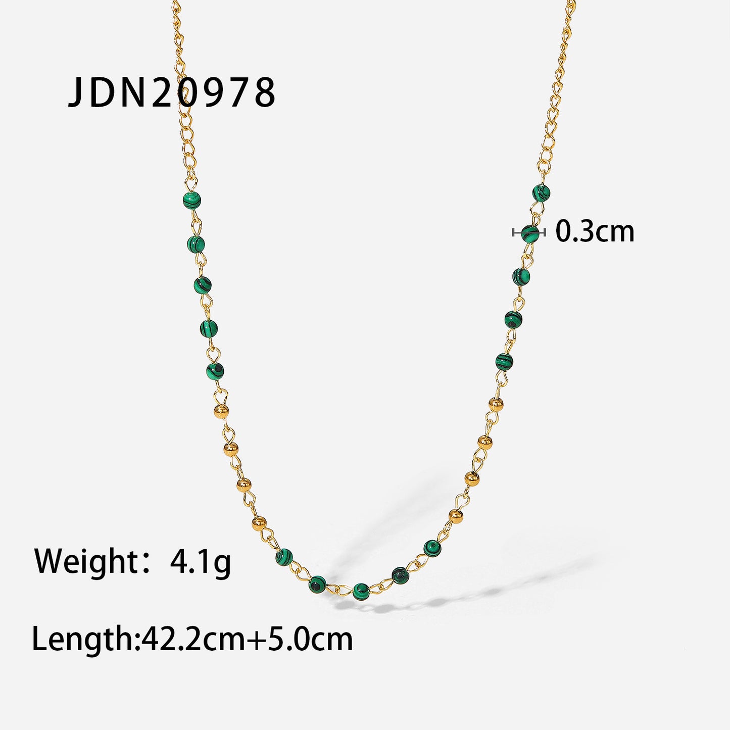 Collier en cristal coloré