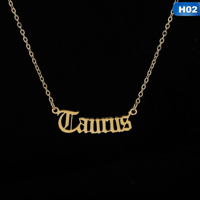 Constellation Letter Necklace