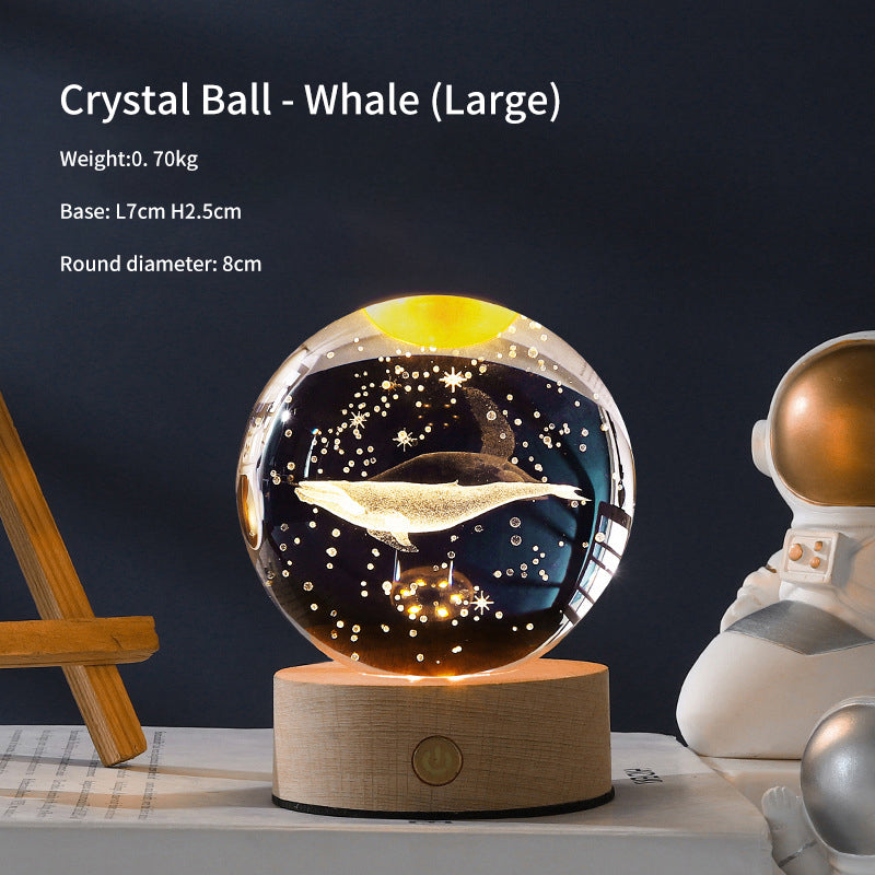 Crystal Galaxy Sphere