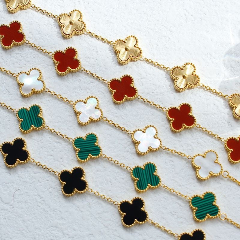 Four Leaf Clover Bracelet – 18K Gold