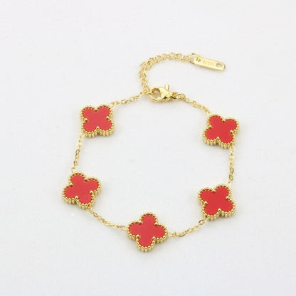 Four leaf 18k gold Bracelet