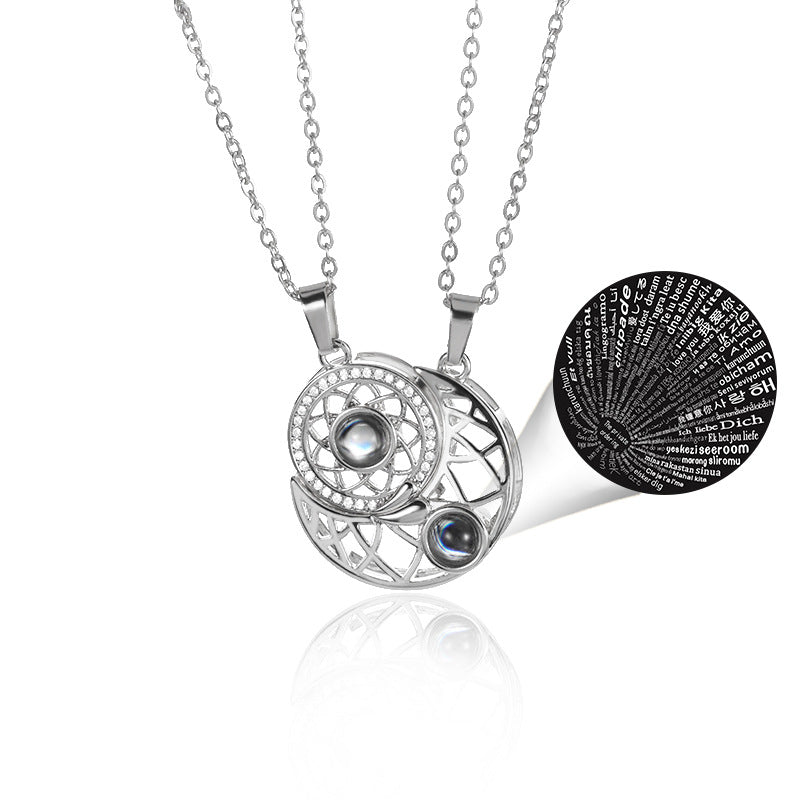 SolarLunar Couple Necklace