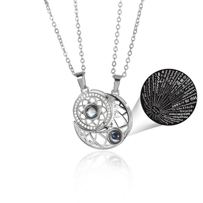 SolarLunar Couple Necklace