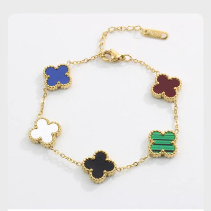 Four leaf 18k gold Bracelet
