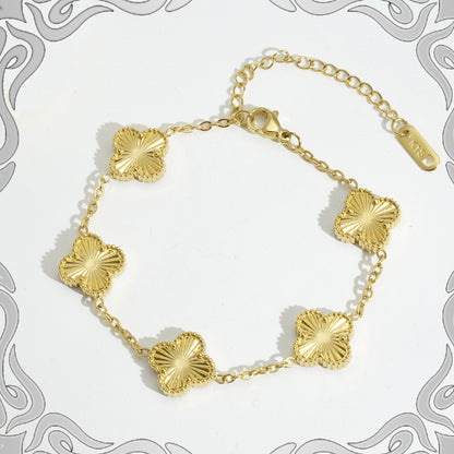 Four leaf 18k gold Bracelet