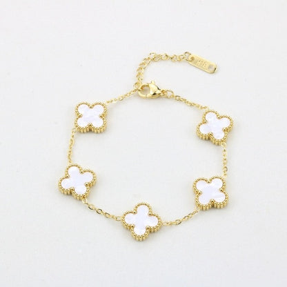 Four leaf 18k gold Bracelet