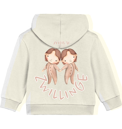 Sweat à capuche zippé Little Twins