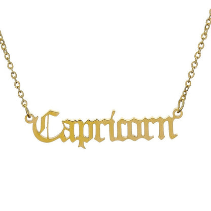 Collier Lettre Constellation