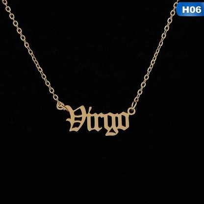 Collier Lettre Constellation
