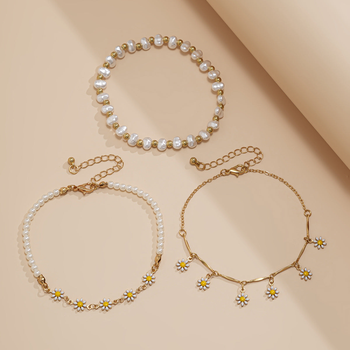 Ensemble de bracelets de cheville étoile de mer – Collection Ocean Soul