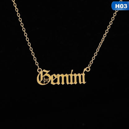 Collier Lettre Constellation