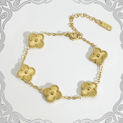 Four leaf 18k gold Bracelet
