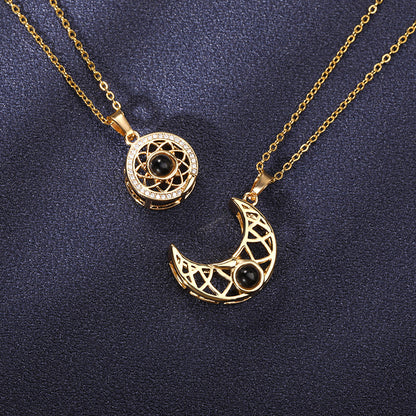 SolarLunar Couple Necklace