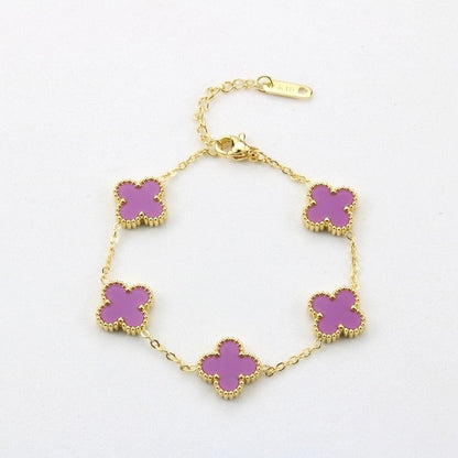 Four leaf 18k gold Bracelet