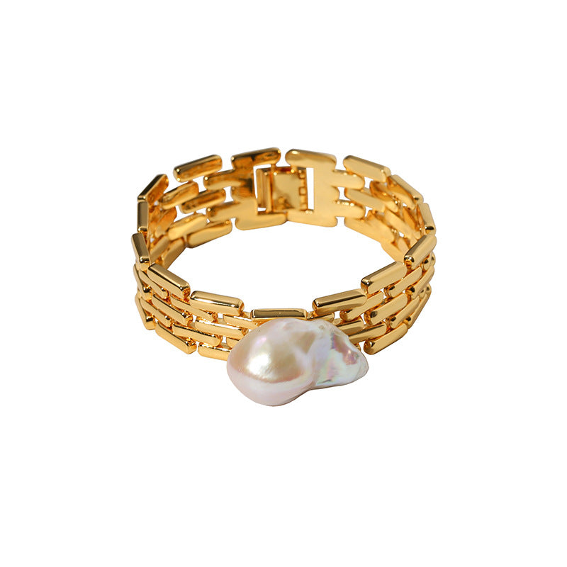 Bracelet de perles baroques