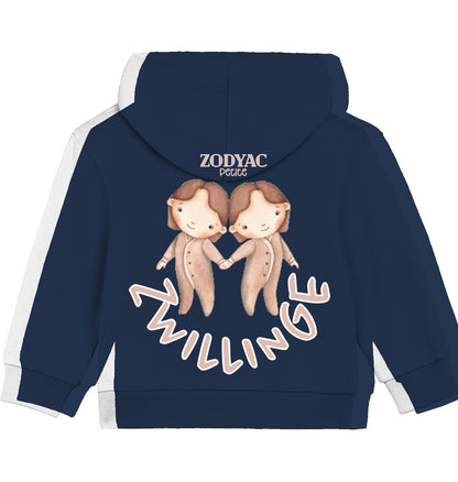Sweat à capuche zippé Little Twins