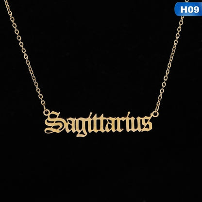 Collier Lettre Constellation