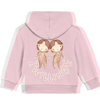 Sweat à capuche zippé Little Twins