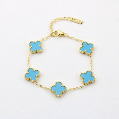 Four leaf 18k gold Bracelet