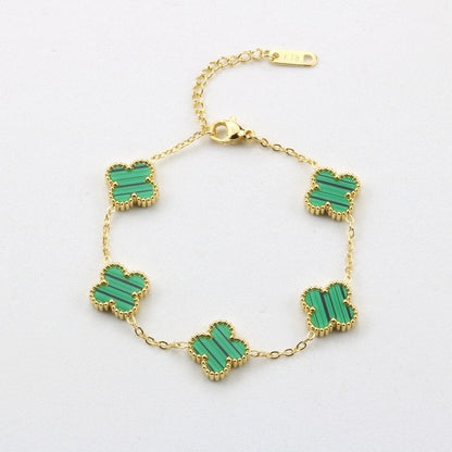 Four leaf 18k gold Bracelet