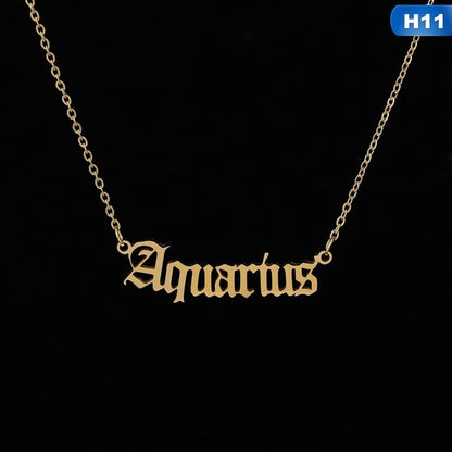 Collier Lettre Constellation
