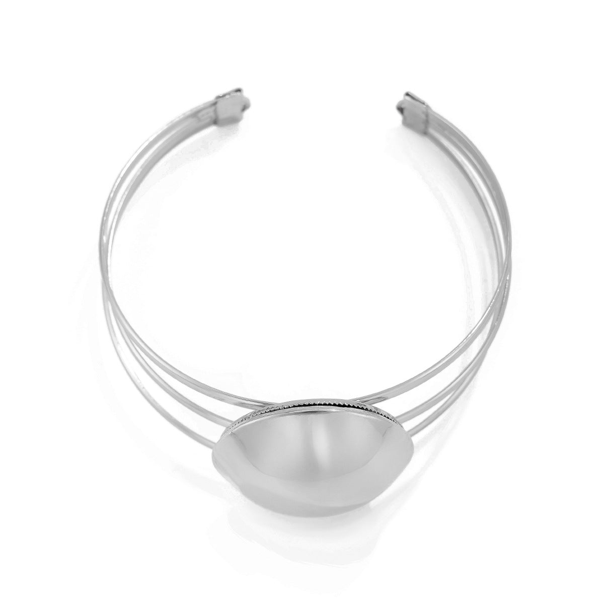 Minimalist Arm Cuff – Triple Layer Elegance