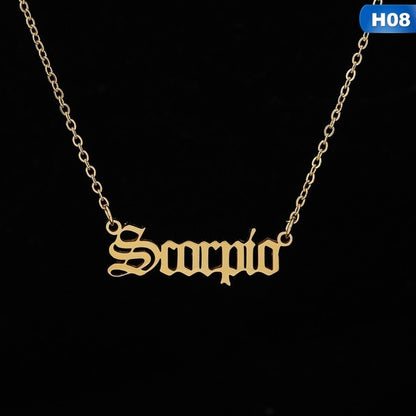 Collier Lettre Constellation