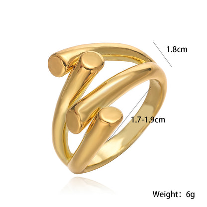 Bague à brillance irrégulière