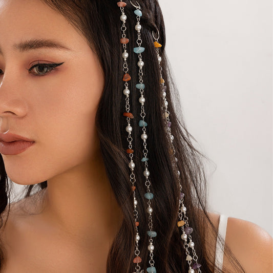 Color Gravel Hairpiece – Braided Vibes Edition