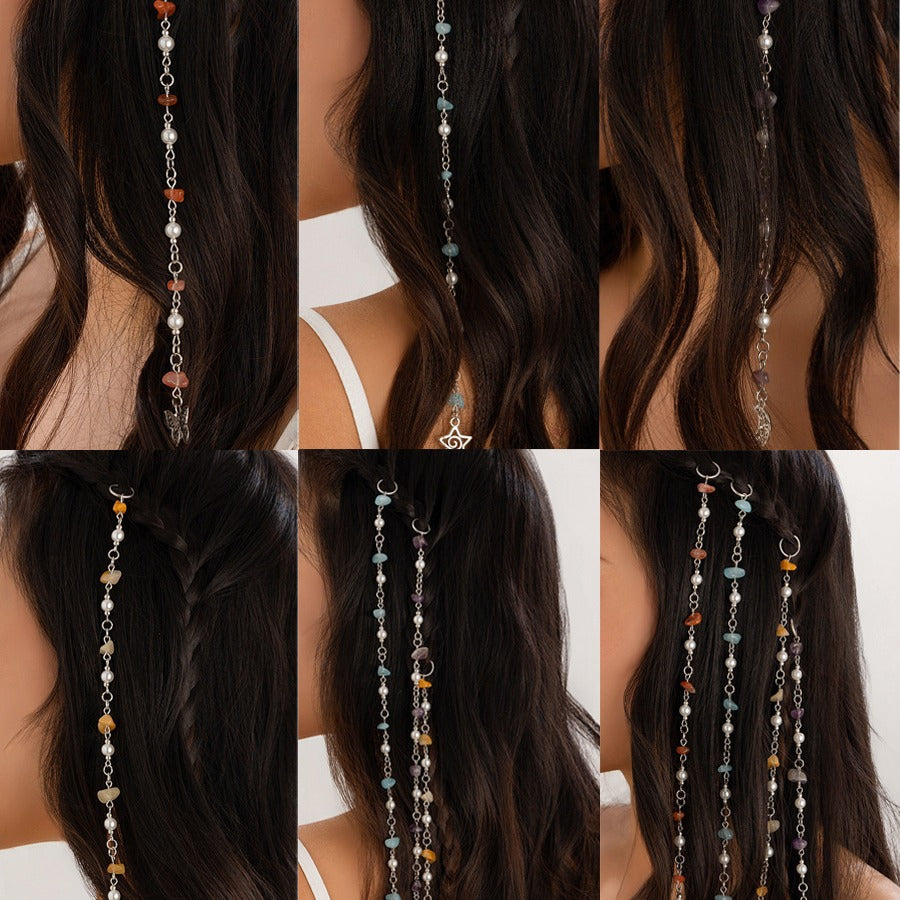 Color Gravel Hairpiece – Braided Vibes Edition