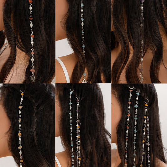 Color Gravel Hairpiece – Braided Vibes Edition