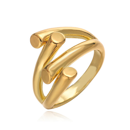 Bague à brillance irrégulière