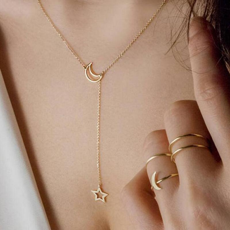 Moon & Star Choker