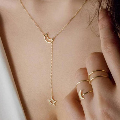 Moon & Star Choker