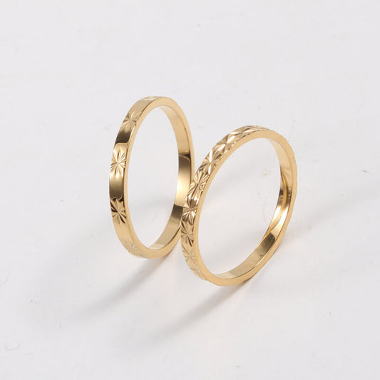 Titanium 18k Gold Ring