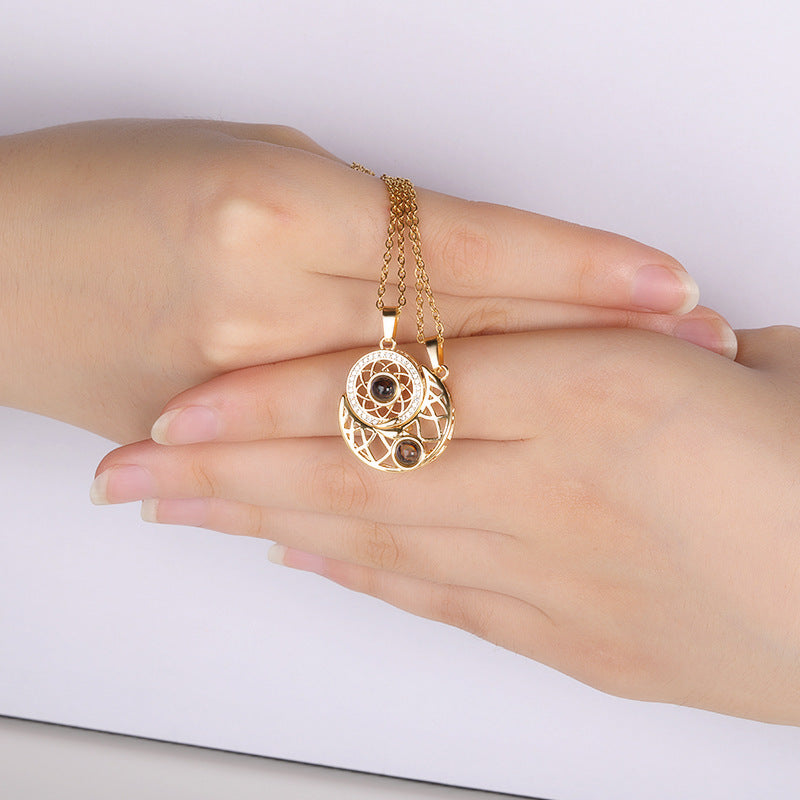 SolarLunar Couple Necklace