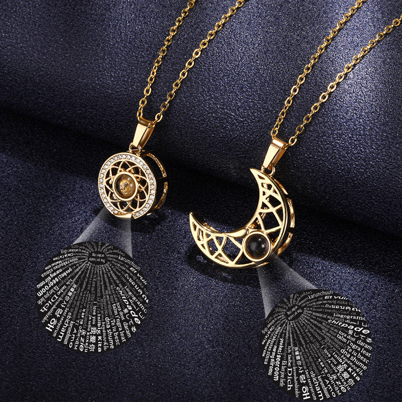 SolarLunar Couple Necklace
